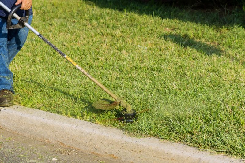 Spring Grass Trimming